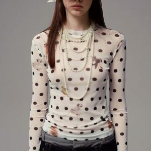 Slim Fit Short Length Animal Print Blouse